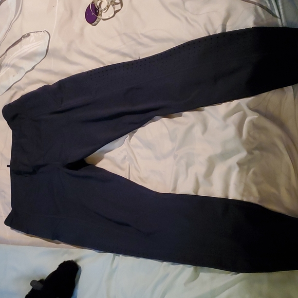 Athleta Pants - Athleta Contender Pierced Leggings Navy Large Tall